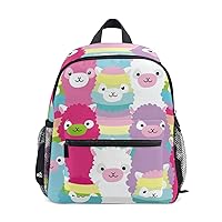 My Daily Kids Backpack Cute Alpaca Cartoon Nursery Bags for Preschool Children