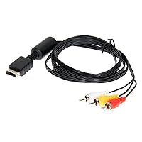 1.8 M 3RCA TV Adapter Cable AV Cable Audio Video Cable for Sony Playstation 2 3 PS2 PS3