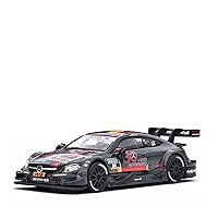 Scale Model Cars Decoration Home Diecast Car for C63-AMG DTM Pull Back Scale 1:43 Alloy Toy Simulation Suitable Collection Toy Car Model (Color : Black-84)