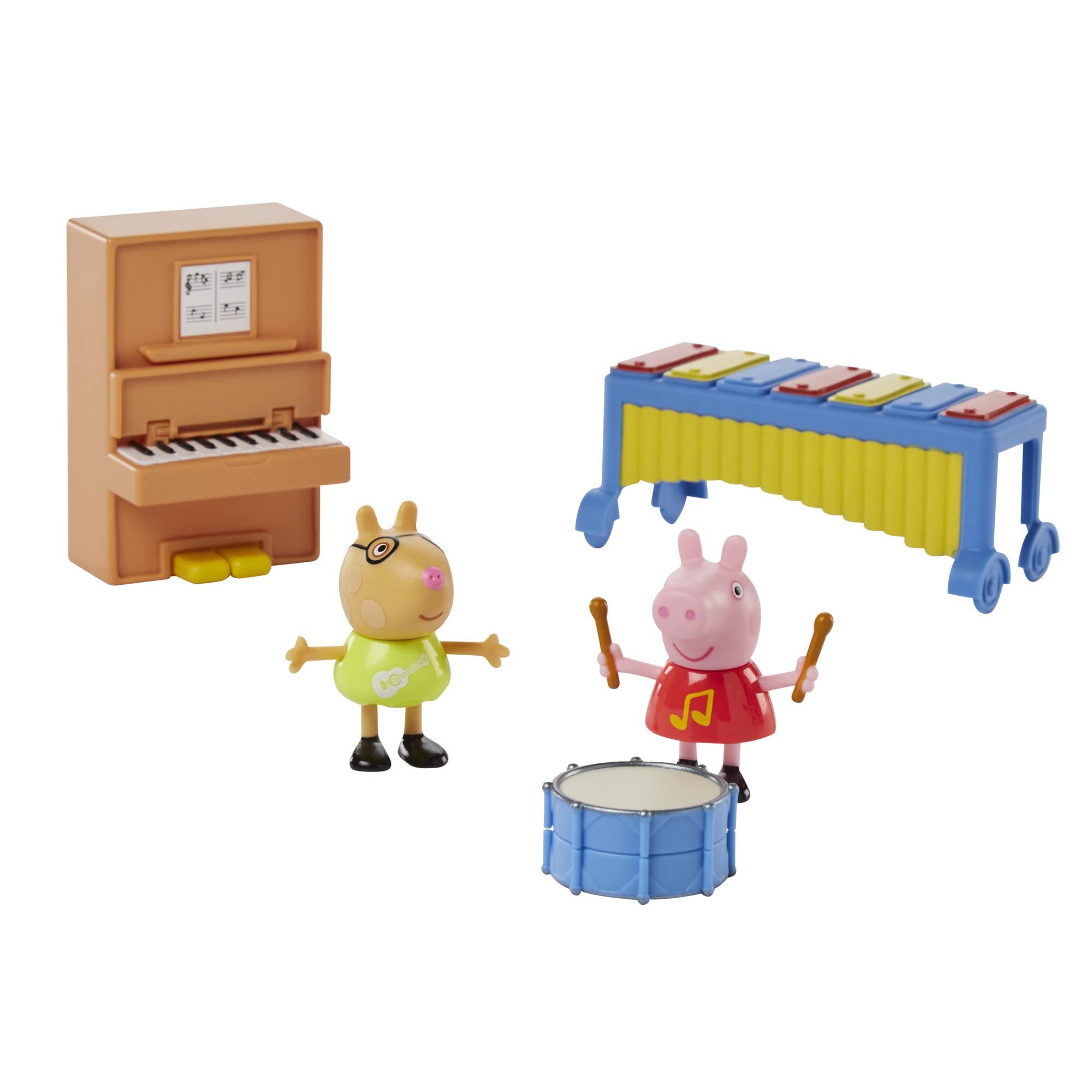 Peppa Pig Peppa's Adventures Peppa's Making Music Fun Preschool Toy, with 2 Figures and 3 Accessories, Ages 3 and Up
