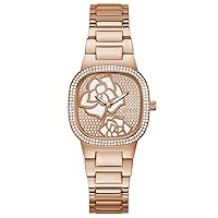 GUESS Ladies 32mm Watch - Gold Tone Strap Champagne Dial Gold Tone Case