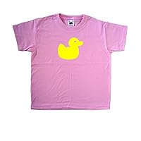 Rubber Ducky Pink Kids T-Shirt