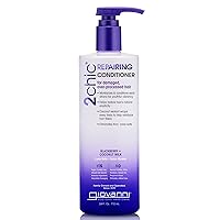 GIOVANNI 2chic Repairing Conditioner is 100% color-safe and nourishes hair with a proprietary blend of vitamins, antioxidants, and omega fatty acids without stripping color - 24 oz