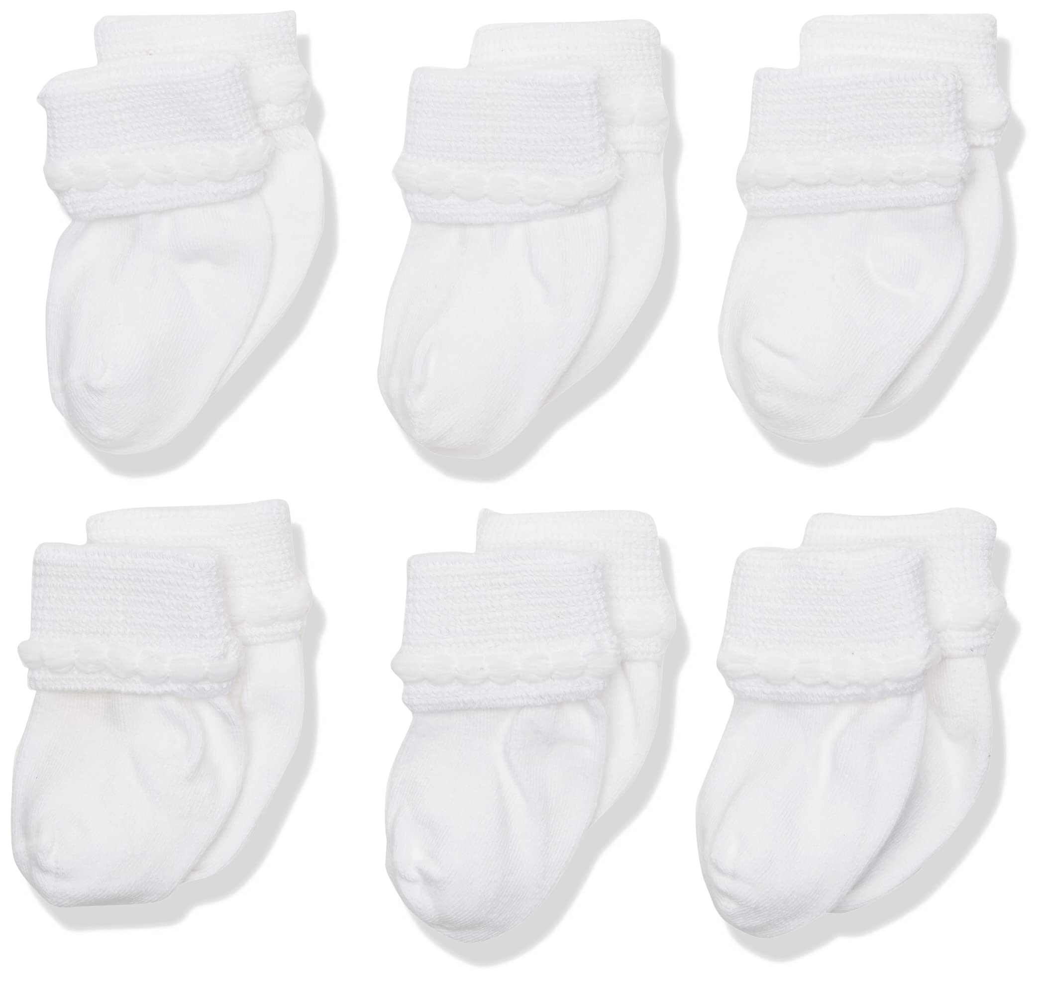 Jefferies Socks Unisex-Baby Newborn Bubble Stitch Rock-A-Bye Bootie 6 Pair Pack
