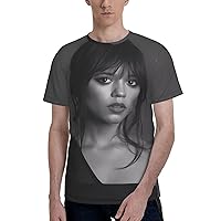 Jenna Ortega T Shirt Men's Casual Tee Summer O-Neck Short Sleeves Clothes