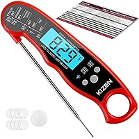 KIZEN Instant Read Meat Thermometer Digital - Food Thermometer for Cooking, Grill, Oven, BBQ - Probe Thermometer for Kitchen