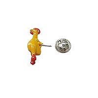 Rubber Chicken Design Lapel Pin