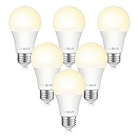 Sigalux LED Light Bulbs 100 watt Equivalent, A19 Standard Light Bulbs 2700K Soft White, Non-Dimmable Energy Efficient 13W LED Warm Light Bulbs with E26 Medium Base, 1500LM, UL Listed, 6 Packs