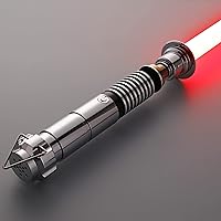 ZIASABERS Custom Saber | Realistic Metal Hilt Dueling Legacy Light Saber for Adults | RGB LED with 12 Preset Colors and Smooth Swing with Premium Sounds (Multi Color)
