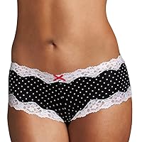 Maidenform Sexy Microfiber Lace Cheeky Hipster Darling Dot Print SM/5 (Women's 4-6)