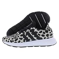 Adidas Originals Womens Swift Run Shoes Sneaker, Raw White/Core Black/Carbon, 6.5 US