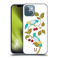 Head Case Designs Turtledoves 12 Days of Christmas Soft Gel Case Compatible with Apple iPhone 13