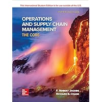ISE Operations and Supply Chain Management: The Core ISE Operations and Supply Chain Management: The Core Paperback Hardcover