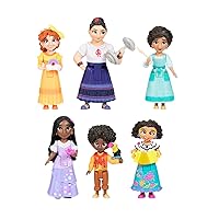 Disney Encanto Doll Figures, The Madrigal Family 6-Pack Set Each with an Accessory - Great to Play with The Casa Madrigal