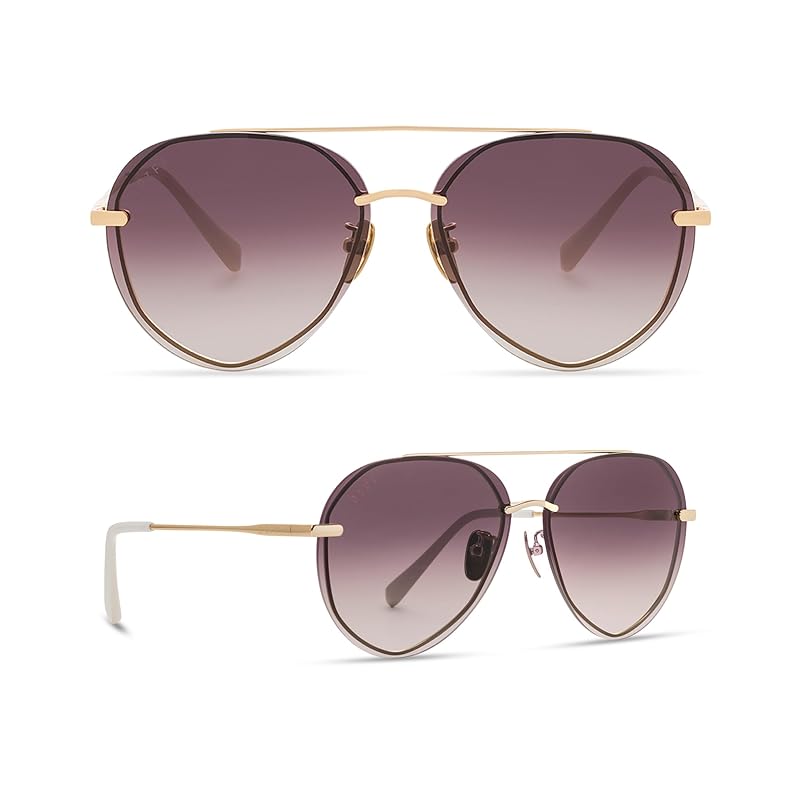 Oversize 67mm High Fashion Designer Inspired Artistry Crafted Aviator  Sunglasses