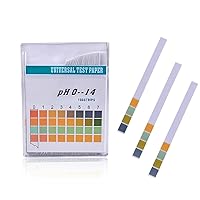 PH Test Strips,100 PH Strips Universal (ph 0~14),Litmus Paper PH Test Strips | Water Test Kit for Aquarium, Pool, Spa, Well & Tap Water,High Sensitivity Test Strips