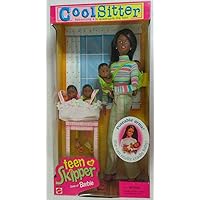 Barbie Cool Sitter Teen SKIPPER Doll AA w 4 Babies Dolls (1998)