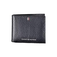 Tommy Hilfiger Men's TH Central Mini CC Wallet, Space Blue, One Size