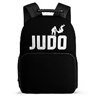 Judo Design Laptop Backpack Lightweight 16 Inch Travel Backpack Shoulder Bag Daypack for Men Women