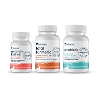 NativePath Daily Dose, Krill Oil, Turmeric, Probiotic 30 Servings