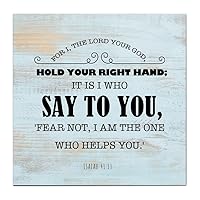 For I, The Lord Your God, Hold Your Right Carved Signs Near Me Home Wreath Wooden Wall Plaque Kirklands Wood Isabelline Plaque No Fading Classic Horror For Thanksgiving 14X14 Inch