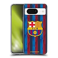 Head Case Designs Officially Licensed FC Barcelona Home 2022/23 Crest Kit Soft Gel Case Compatible with Google Pixel 8