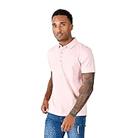 Barabas Men's Solid Color Print Graphic Tee Polo Shirts PP818