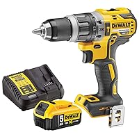 Dewalt DCD796N 18v Brushless Compact Combi Drill with 1 x 5.0Ah Battery DCB184 & DCB115 Charger
