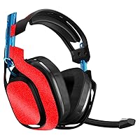 MightySkins Glossy Glitter Skin for Astro A50 - Red | Protective, Durable High-Gloss Glitter Finish | Easy to Apply, Remove, and Change Styles | Made in The USA