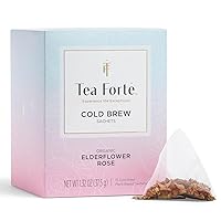 Cold Brew Elderflower Rose Iced Tea Infuser