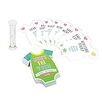 Amscan Baby Shower Party Accessories Games Items, deck cards, score pad & timer in a pack, Multi-colored