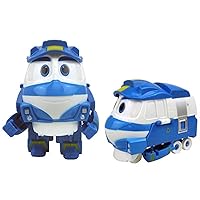 Kay Trains Toy,Kay Blue Deformation Toy Plastic Robot Toys for Childs