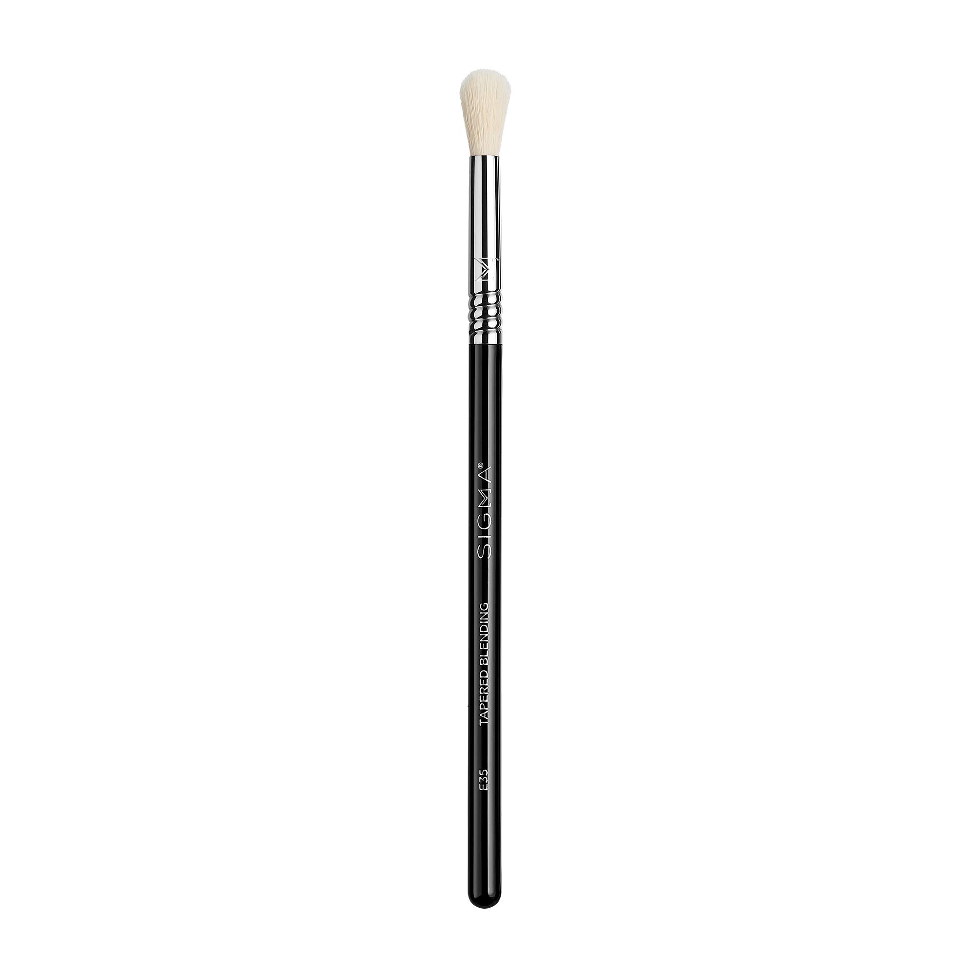 Sigma Beauty Professional E35 Tapered Blending Synthetic Eye Makeup Brush with SigmaTech® fibers for Highlighting, Lining and Blending Eyes