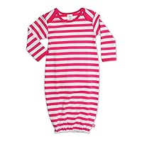 Zutano Baby-Girls Newborn Primary Stripe Gown