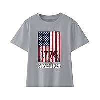 Boy Long Sleeve Shirt Set Toddler Boys Girls Short Sleeve Independence Day 4 of July Left Handed Tee Ball Glove