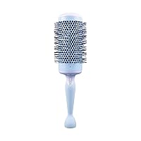 Cricket Friction Free 2” Thermal Hair Brush Seamless Ceramic Barrel Professional Styling Hairbrush Anti-Static Tourmaline Ionic Bristle for Blow Drying Curling All Hair Types Light Blue