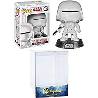 First Order Snowtrooper: Funk o Pop! Vinyl Figure Bundle with 1 Compatible 'ToysDiva' Graphic Protector (067-14738 - B)