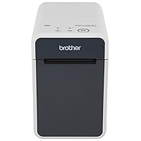 Brother TD-2120N Direct Thermal Printer - Monochrome - Desktop - Receipt Print, Black/White, Length: 8.46 inches; Height: 6.77 inches; Width: 4.33 inches
