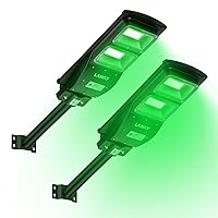 2 Pack LANGY Hog Hunting Lights, Solar Green Light for Hunting Hogs Deers,Motion Activated Feeder Lights with Remote with 19