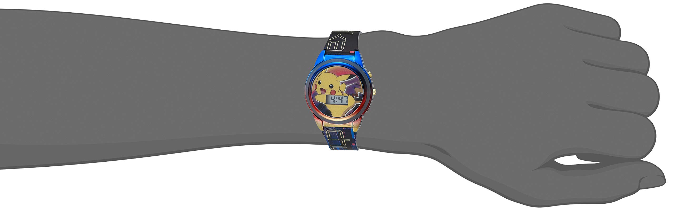 Accutime Kids Pokemon Digital LCD Quartz Watch for Toddlers, Boys, Girls and Adults All Ages