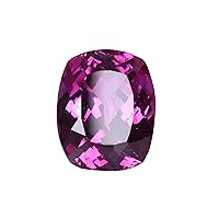 REAL-GEMS - Beautiful 42. Carat Violet Amethyst Cushion Cut Loose Gemstone For Ring