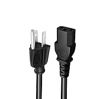Power Cord Replacement for Microsoft Xbox 360 Brick Charger Adapter 3 Prong 8.2ft AC Power Cord Cable