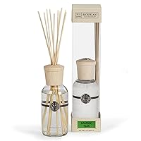 Archipelago Botanicals Bamboo Teak Reed Diffuser | Includes Fragrance Oil, Decorative Wooden Cap and 10 Diffuser Reeds | Perfect for Home, Office or Gift (7.85 fl oz)