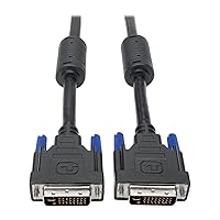Tripp Lite DVI-I Dual Link Digital and Analog Monitor Cable (DVI-I M/M), 2560 x 1600, 15-ft. (P560-015-DLI), 10 ft.