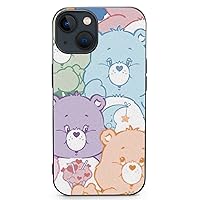 iPhone 13 Comic Care Bear Background Phone Case Case for iPhone 13 Series, Shockproof Protective Phone Case Slim Thin Fit Cover Compatible with iPhone, iPhone13 Mini