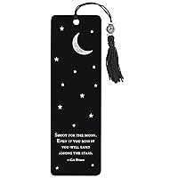 Shoot for the Moon Beaded Bookmark