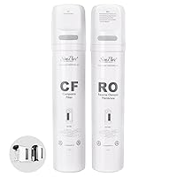 SimPure Y7/Y7P Series 6-Month Replacement Filter Cartridge Pack Set for SimPure Y7, Y7P-W, Y7P-BW (1*CF Filter + 1*RO Filter)