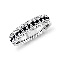 Choose your Color Gemstone Eternity Band Ring 925 sterling-silver Chakra Healing Birthstone Solitaire Engagement Rings Gift for Wedding or Anniversary womens and Girls Size US 4 To 13