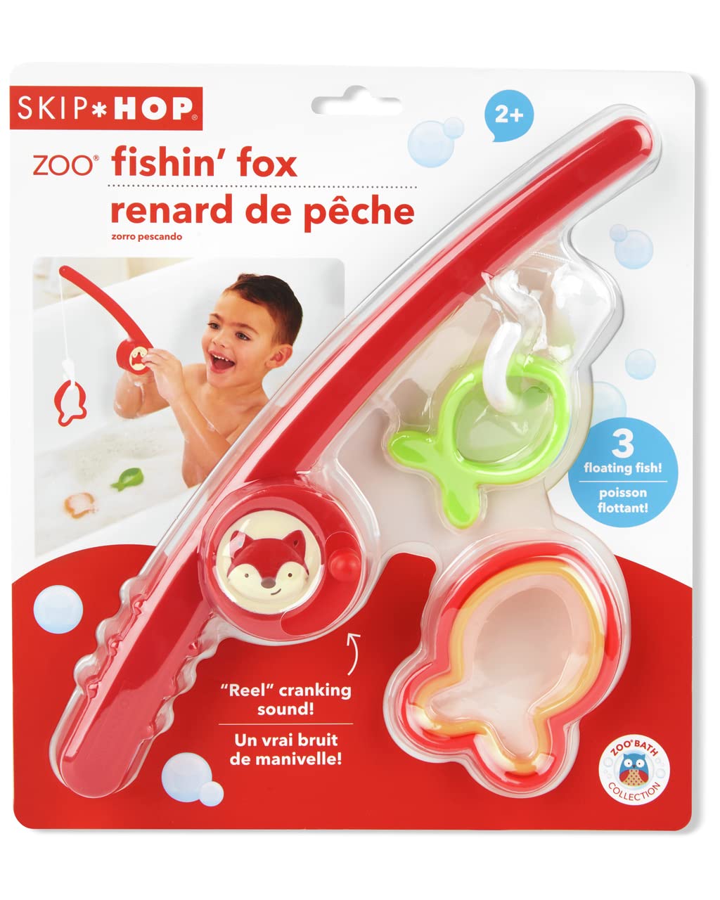 Skip Hop Baby Bath Toy, Zoo Fishing Fox