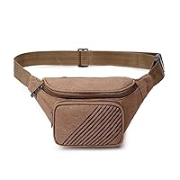 Sports Multi-functional Waterproof Waist Pack Large Capacity Canvas Mobile Phone Bag (Color : E, Size : 15 * 13 * 8CM)